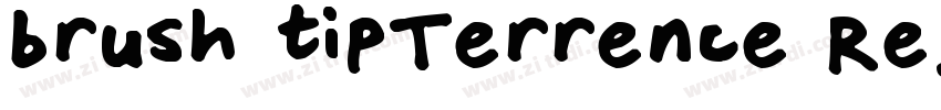 brush tipTerrence Re字体转换